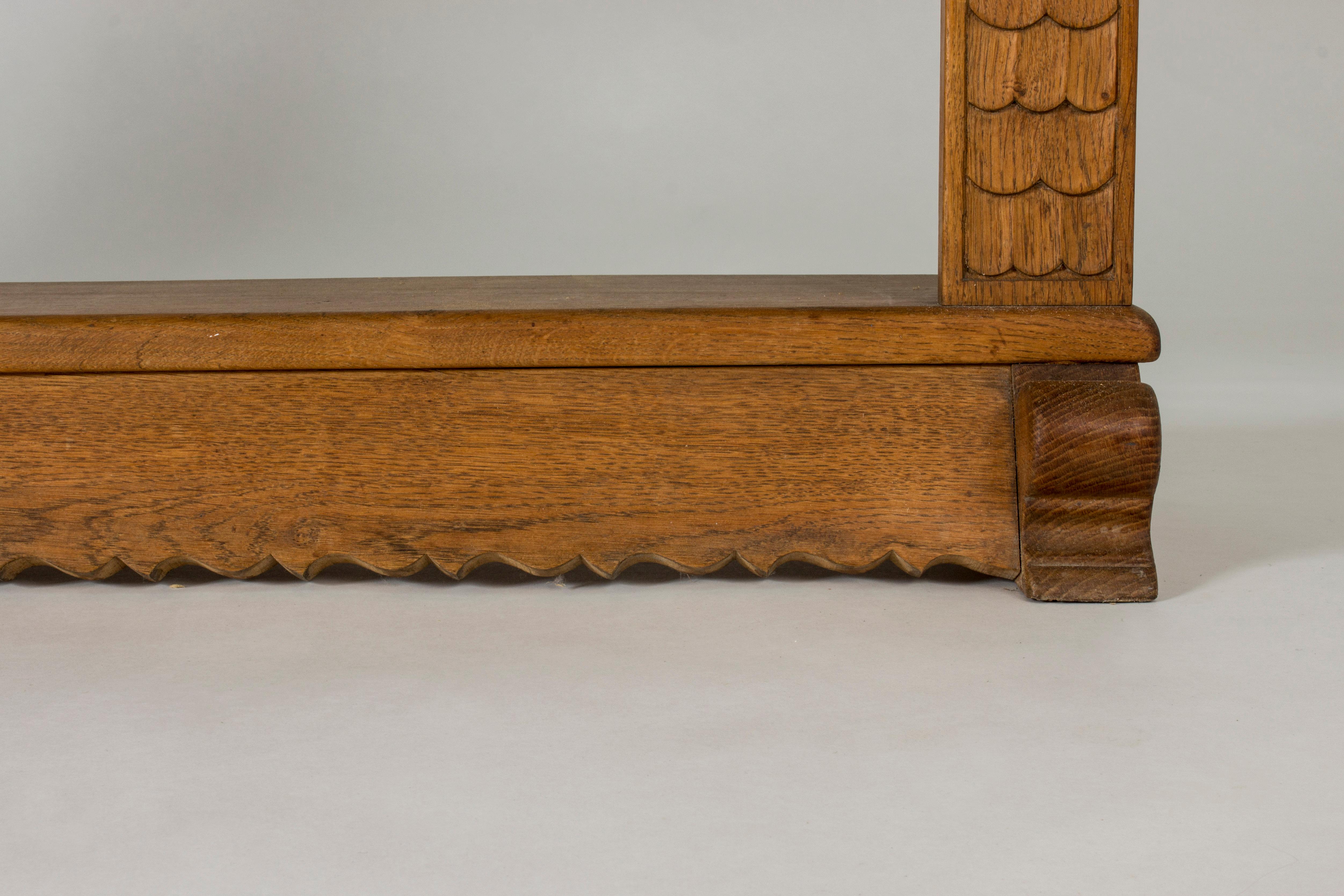 Swedish Grace Oak Console 2