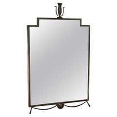 Swedish Grace Patinated Bronze Mirror by Gustav Melin, 1927, Stockholm