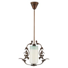 Swedish Grace Pendant in Brass and Glass