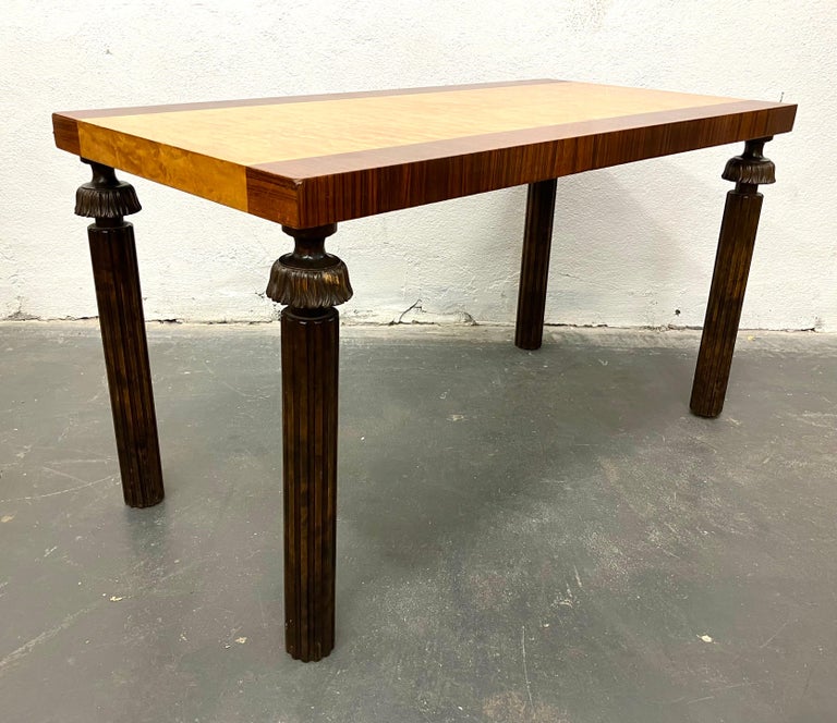 Swedish Grace Period Console or Sofa Table by Reiners Möbelfabrik In Good Condition For Sale In Brooklyn, NY