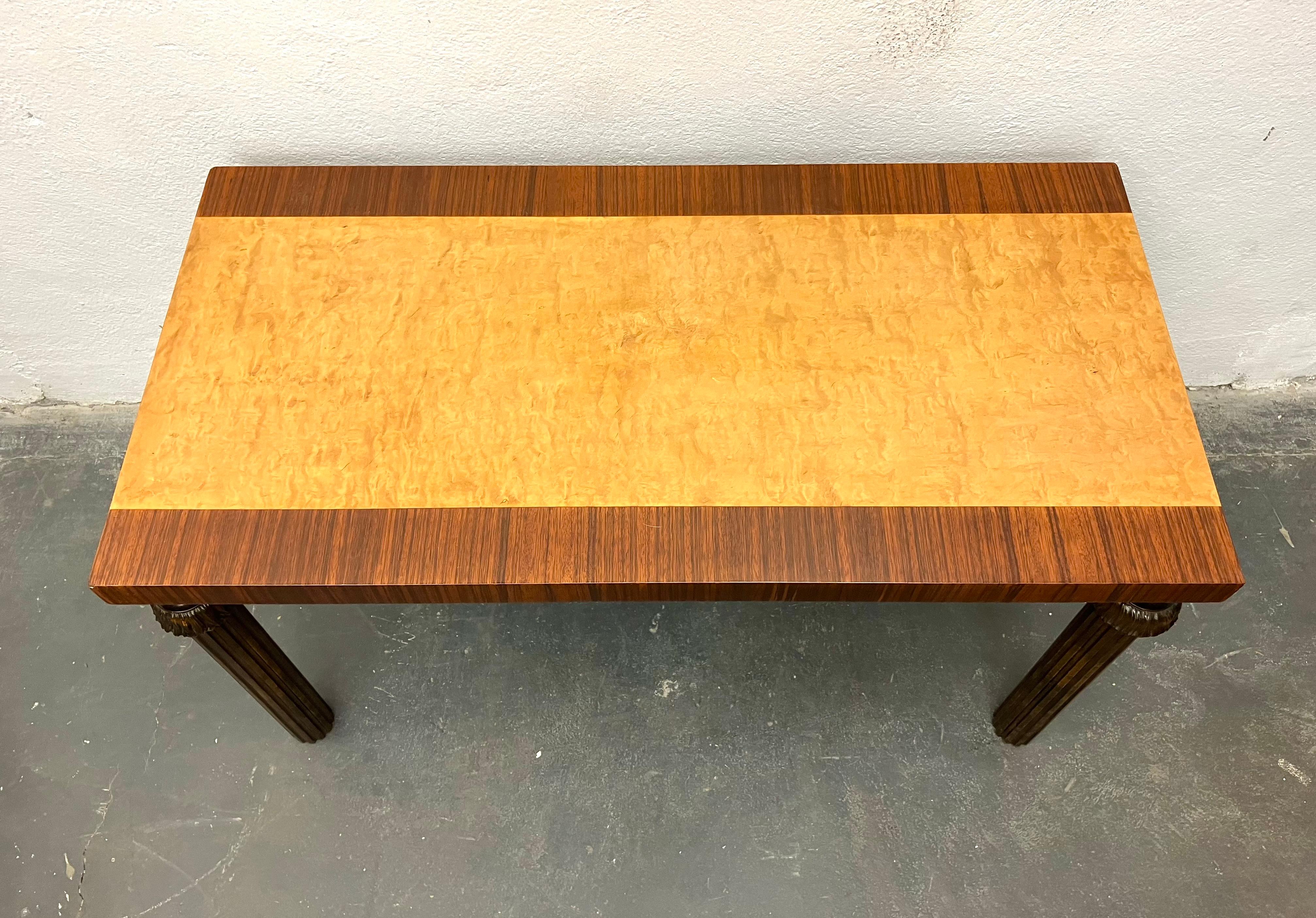 Swedish Grace Period Console or Sofa Table by Reiners Möbelfabrik In Good Condition In Brooklyn, NY