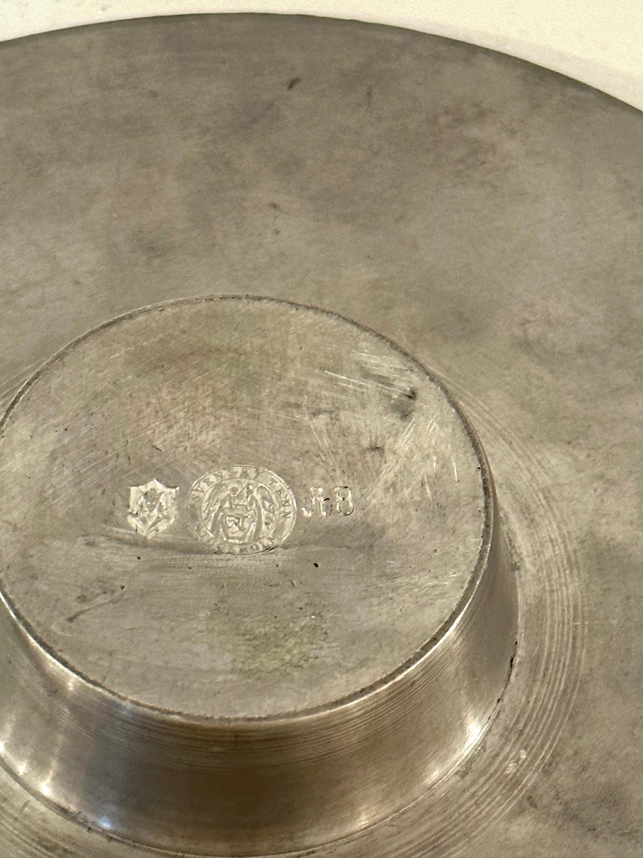 Swedish Grace Pewter Dish or Bowl on Foot with Felines by Svenskt Tenn, 1927 7