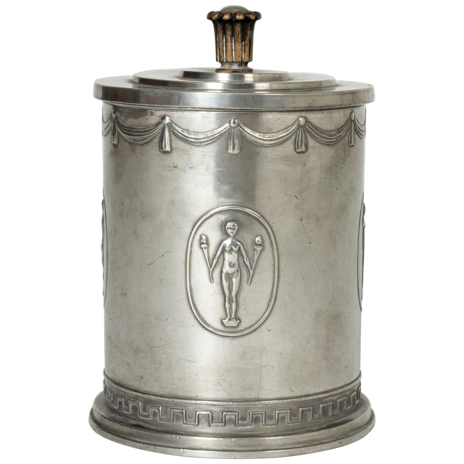 Swedish Grace Pewter Jar from Schreuder & Olsson
