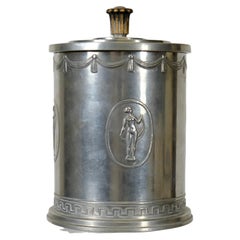 Swedish Grace Pewter jar with lid made in 1927.