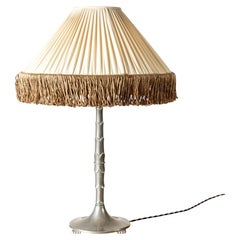 Swedish Grace Pewter Table Lamp