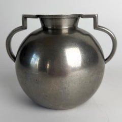 Swedish Grace Pewter Vase by GAB, Attributed to Jacob Ängman, 1934