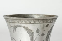 Vase en étain Swedish Grace par Tyra Lundgren, Svenskt Tenn, Suède, 1929