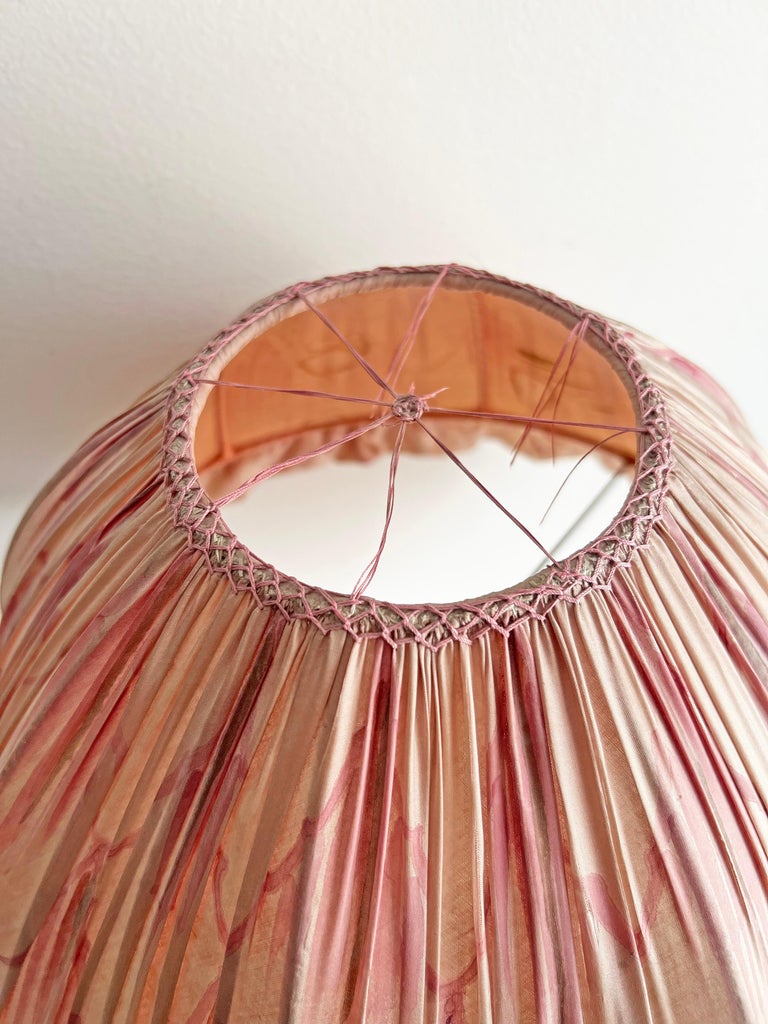 Swedish Grace Pink Ceramic Table Lamp by Louise Adelborg for Rörstrand, Ca1920s For Sale 6