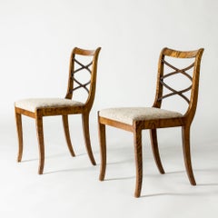 Swedish Grace Side Chairs by Carl Malmsten, SMF Bodafors, 1920s
