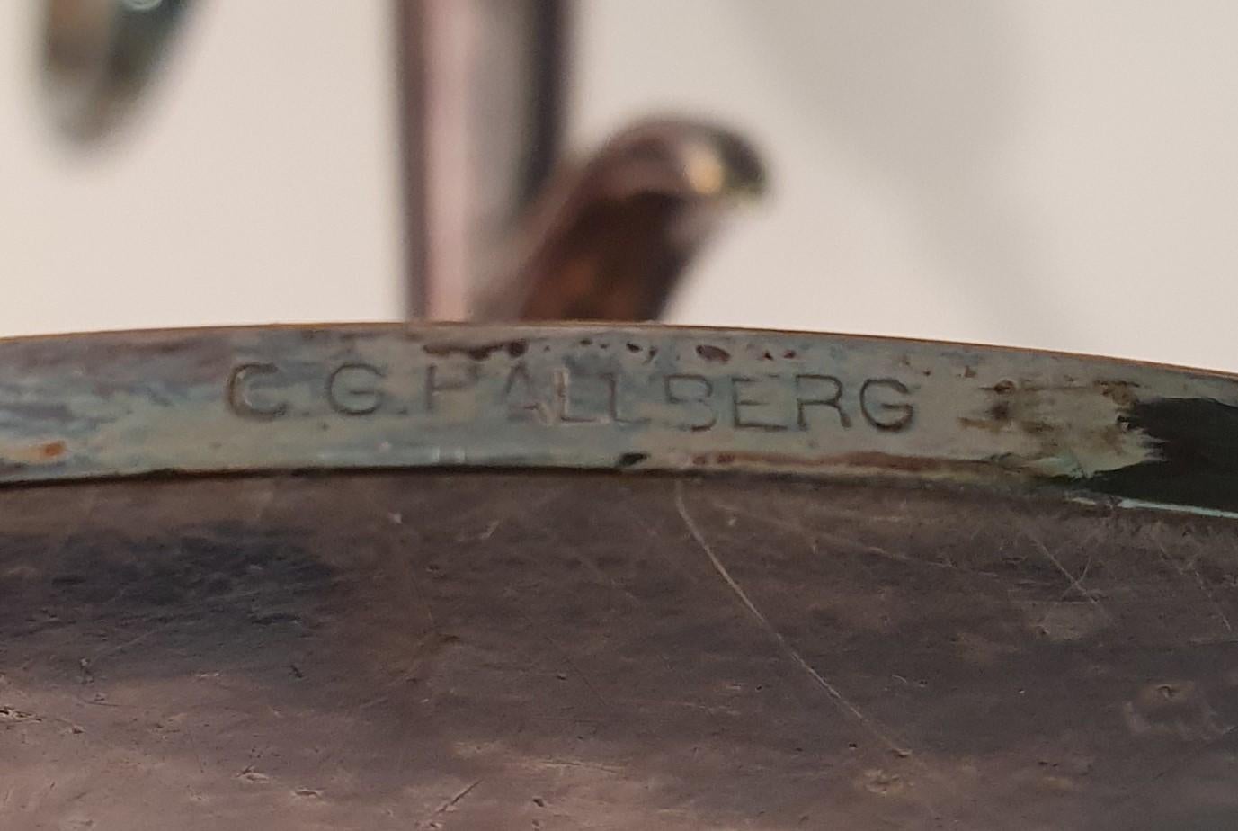 Inizio XX secolo Candelabri svedesi Grace placcati in argento di Elis Bergh per C.G. Hallberg, anni '20 in vendita