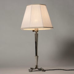 Swedish Grace Silverplated Table Lamp, Elis Bergh, C. G. Hallberg, Sweden, 1930s