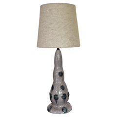 Swedish Grace Stoneware Table Lamp by Louise Adelborg for Rörstrand. 1920s.