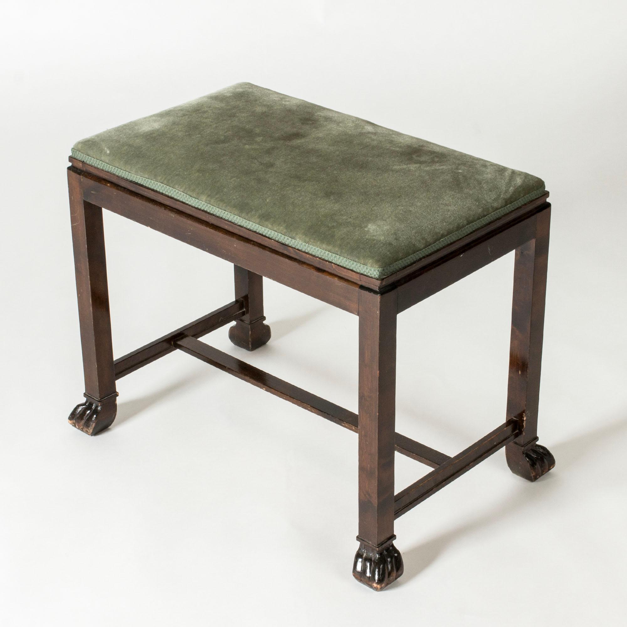 Tabouret Grace suédois par Otto Schulz, Boet, Suède, années 1940 Bon état - En vente à Stockholm, SE