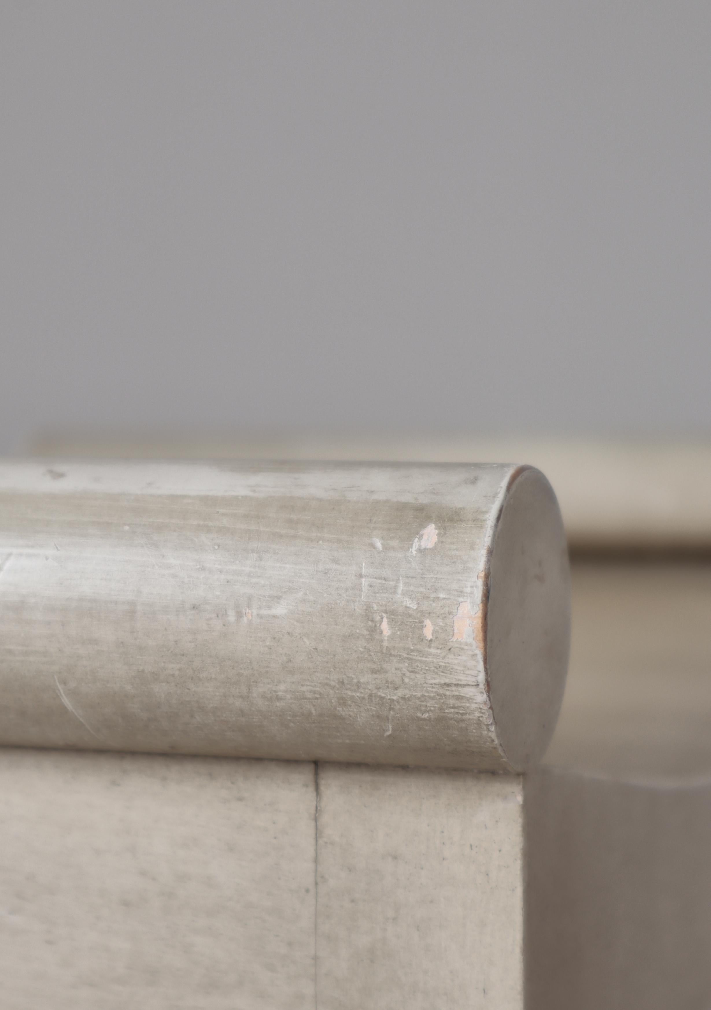 Taburete sueco Grace de madera de abedul lacada en blanco, Suecia, años 30 Abedul en venta