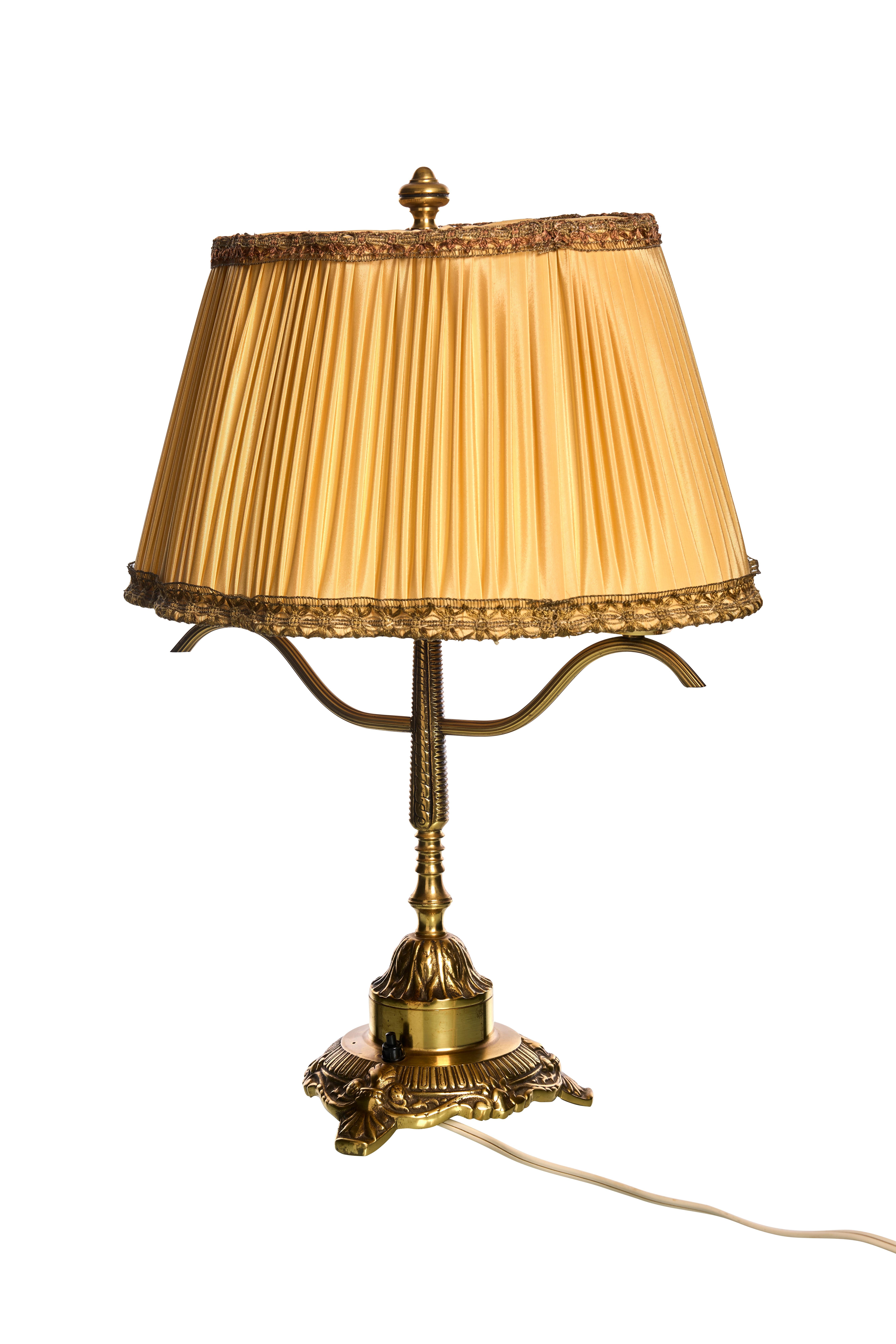 Scandinavian Modern Swedish Grace Table Lamp attributed to Einar Bäckström, Sweden, 1930s For Sale