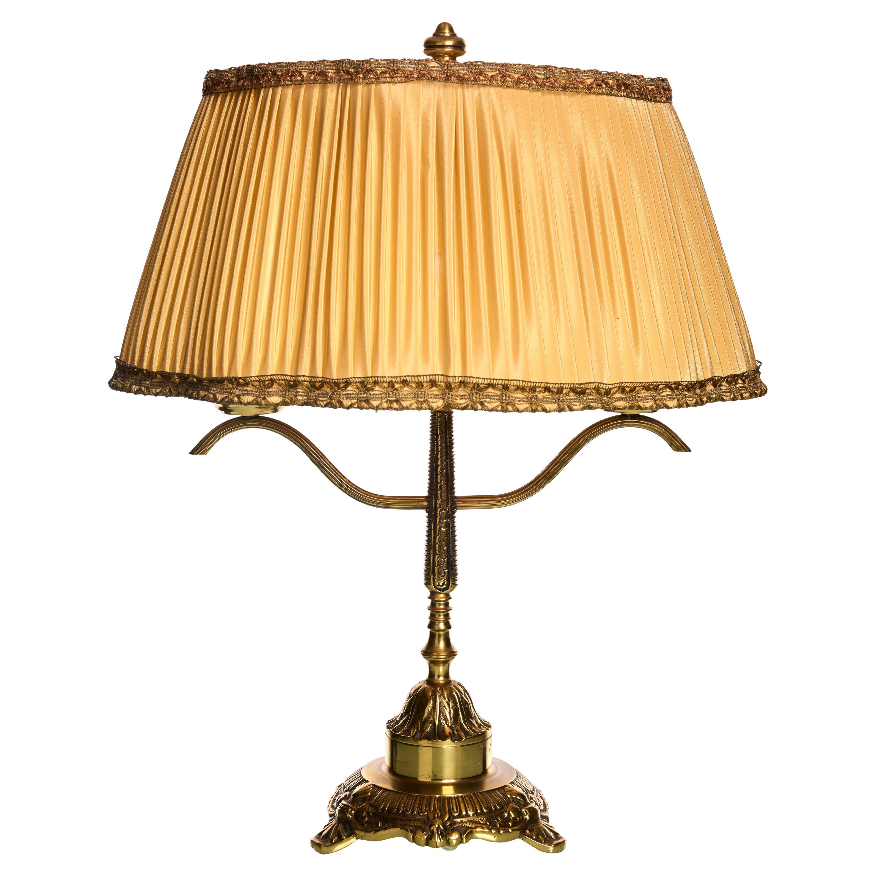 Schwedische Grace-Tischlampe, Einar Bäckström zugeschrieben, Schweden, 1930er Jahre