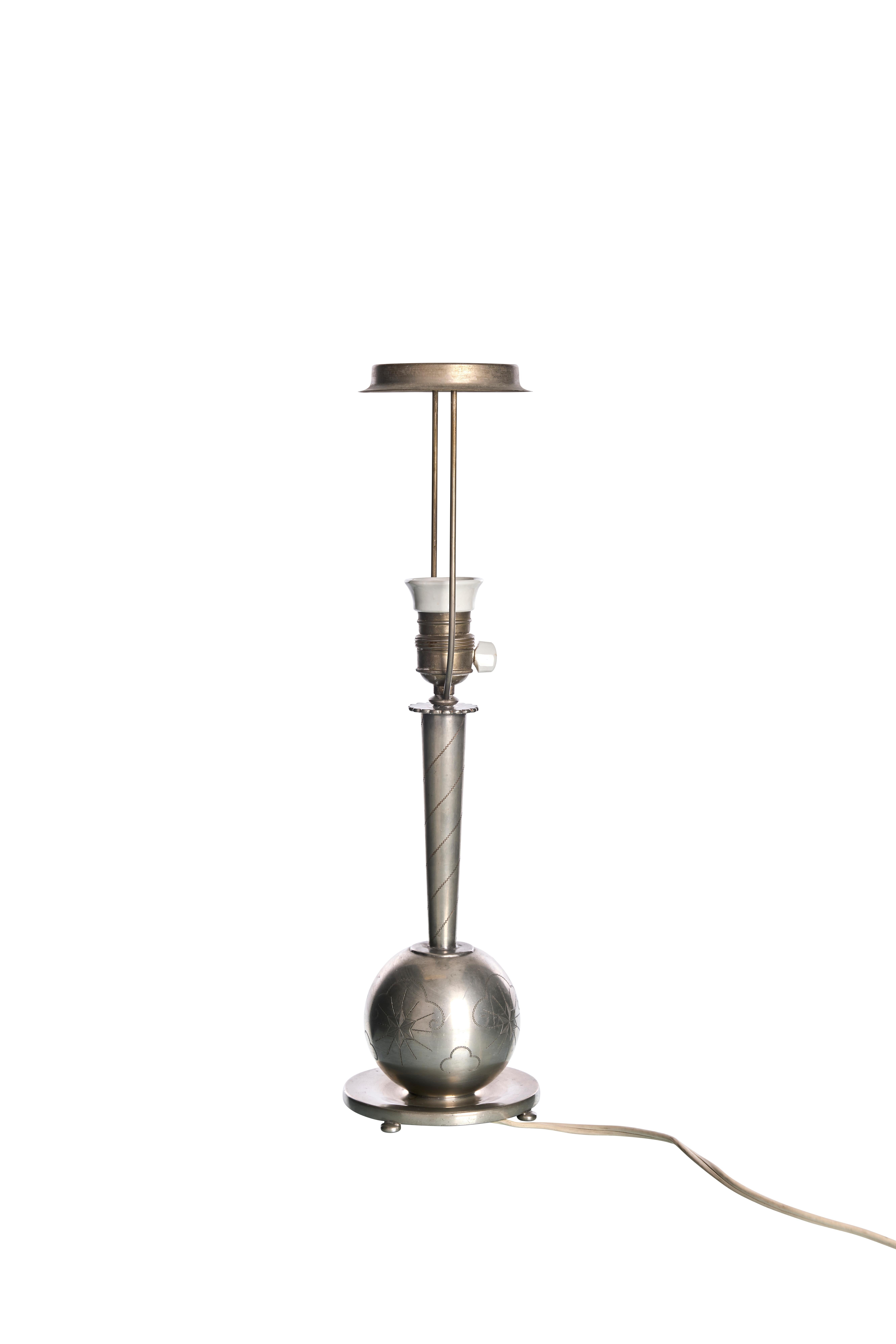 Scandinavian Modern Swedish Grace Table Lamp by Celestine Andersson for Cela, 1930s For Sale