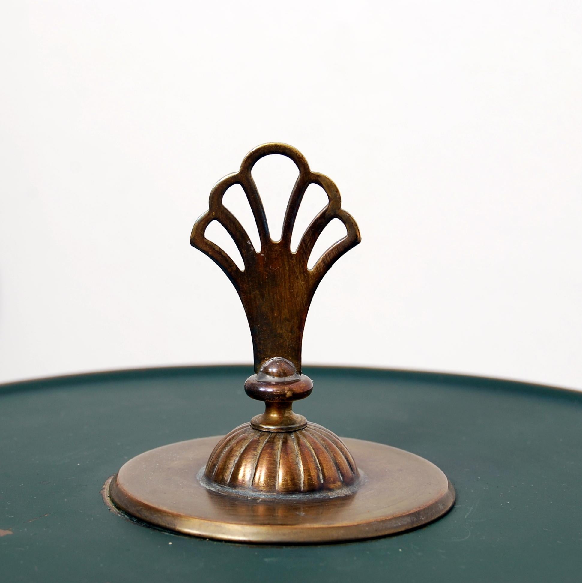 Metal Swedish Grace Table Lamp from Böhlmarks, 1928