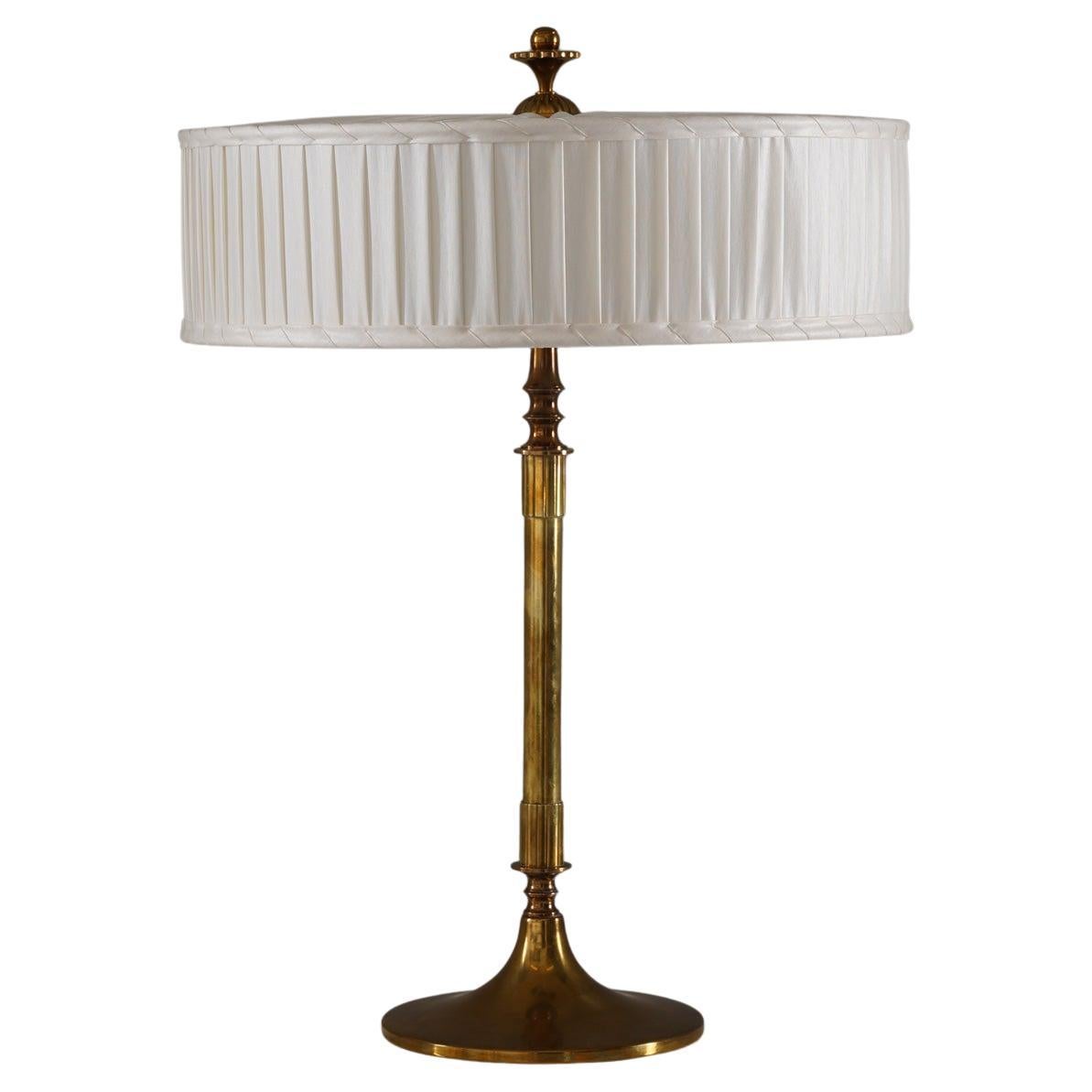 Swedish Grace Table Lamp in Brass by Böhlmarks