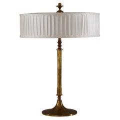 Swedish Grace Table Lamp in Brass by Böhlmarks