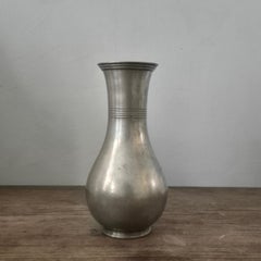 Swedish Funkis/ Functionalism, timeless pewter vase by Guldaktiebolaget