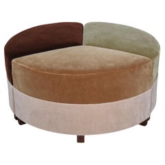 Mohair Ottomans and Poufs