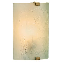 Swedish Grace Wall Lamp by Leo Holmgren for Glössner 
Co, Sweden 1940s