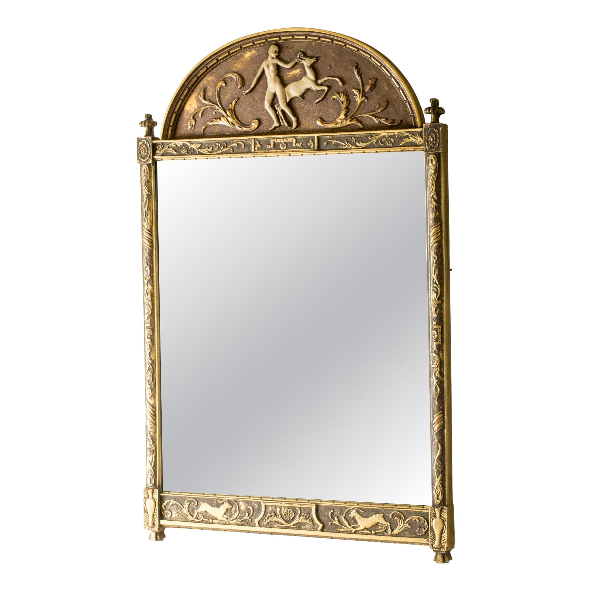 Swedish Grace Wall Mirror, 1920s For Sale