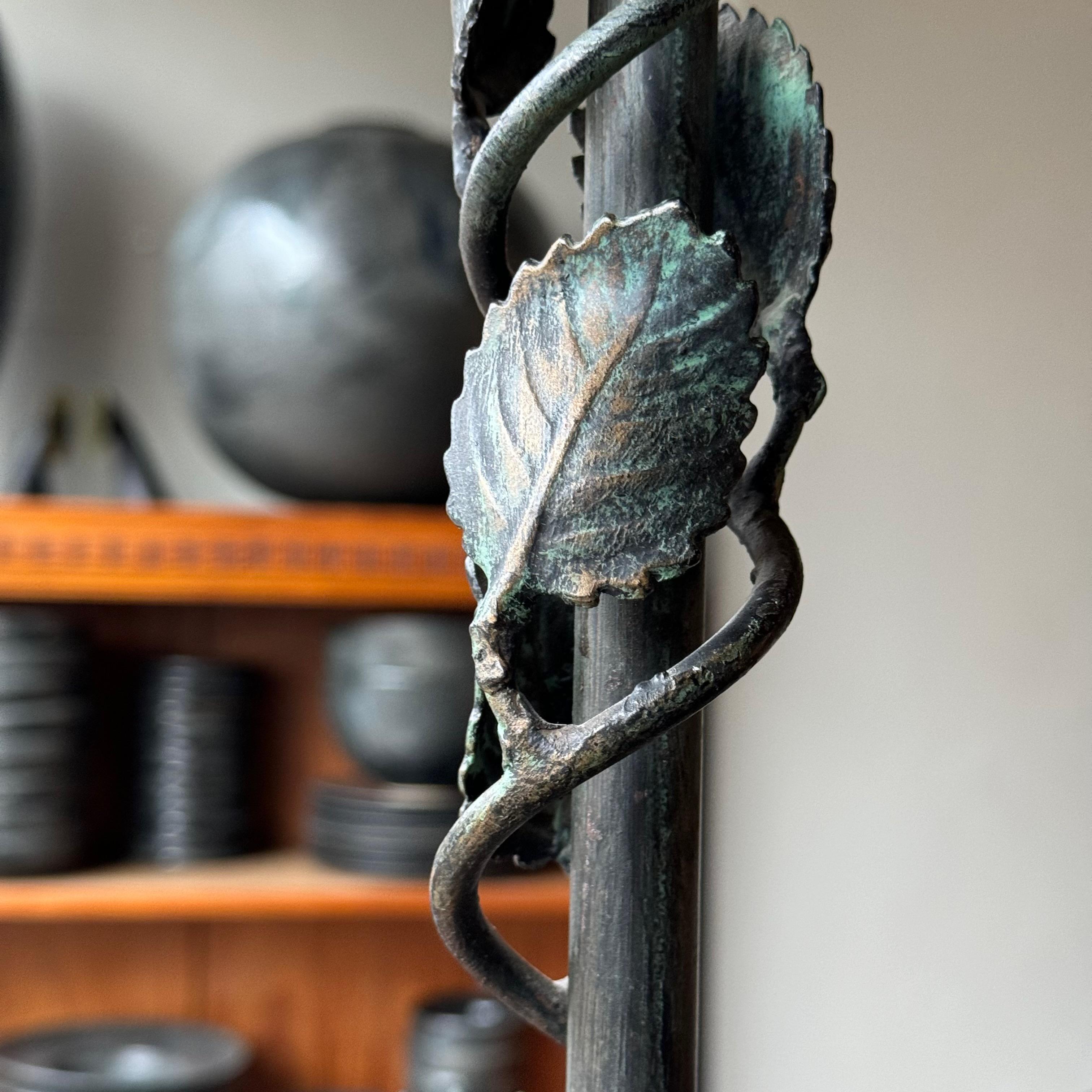 Svedese Lampadario in ferro battuto 