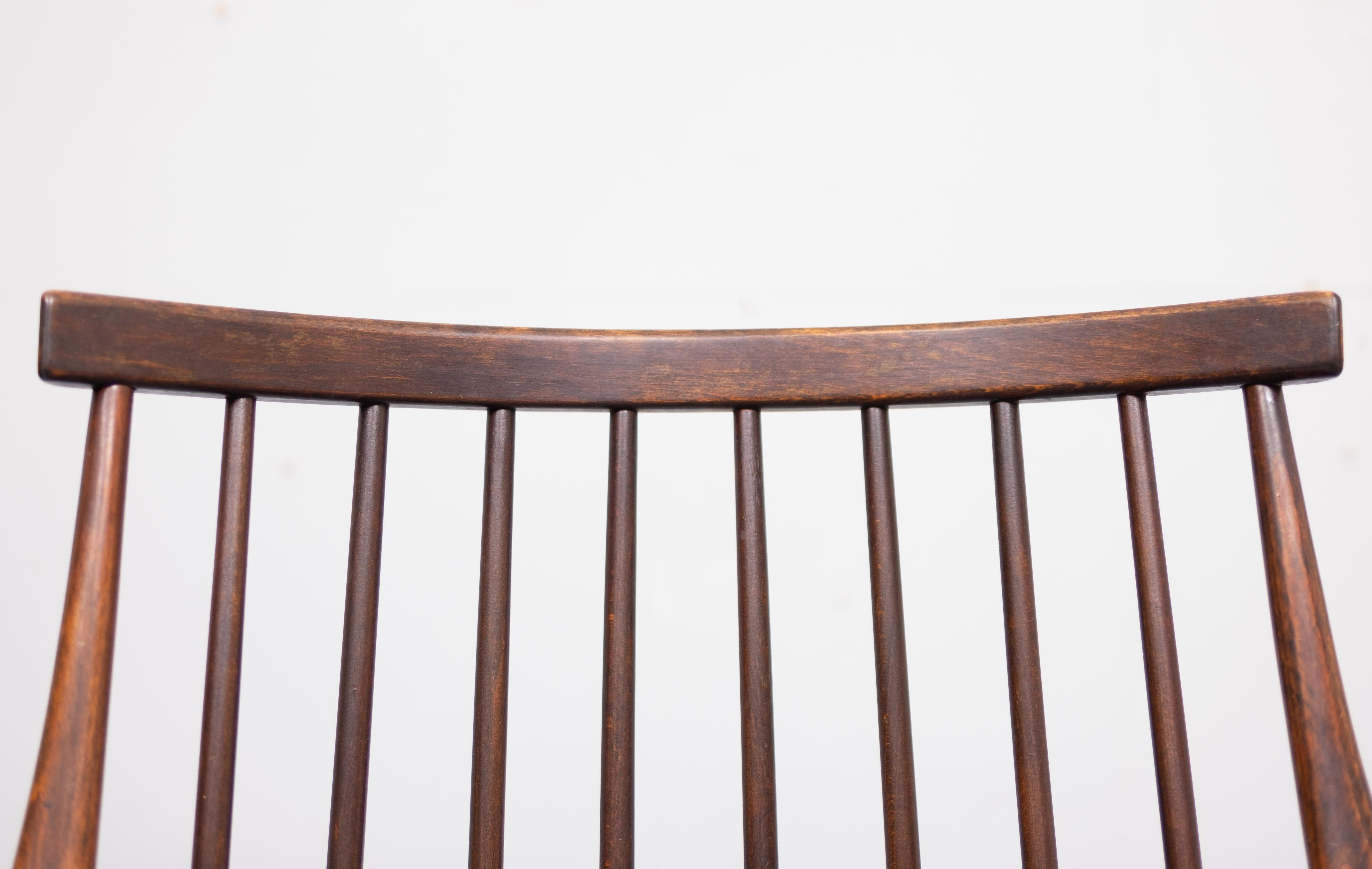 Swedish Grandessa Spindle Back Lounge Chair by Lena Larsson for Nesto, 1960s 2