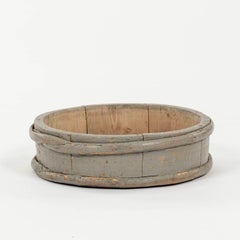 Swedish Gray-Painted Low Banded Tub