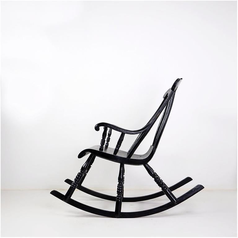Swedish Gungstol Rocking Chair - Circa 1911 For Sale 8