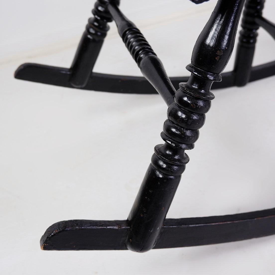 Swedish Gungstol Rocking Chair - Circa 1911 8