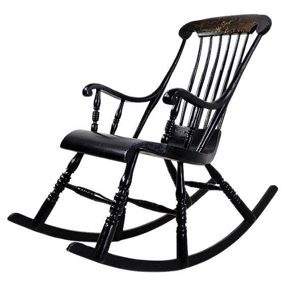 Swedish Gungstol Rocking Chair - Circa 1911 For Sale