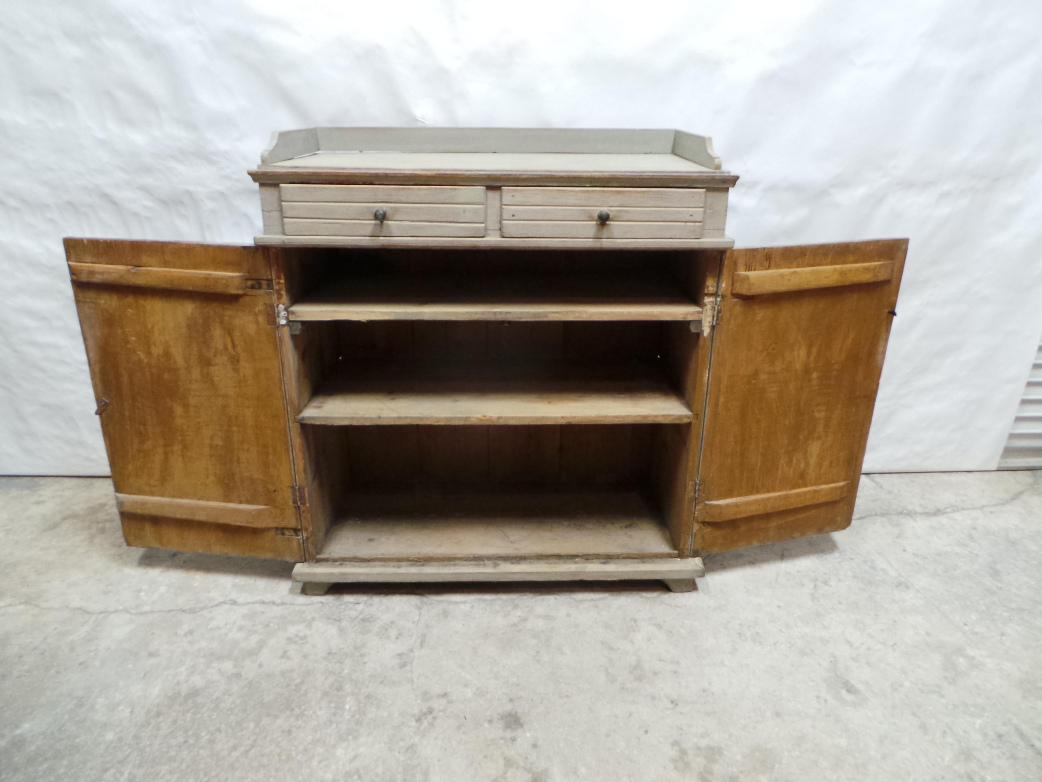 Mid-19th Century Swedish Gustavian 100% Original Painted Sideboard For Sale