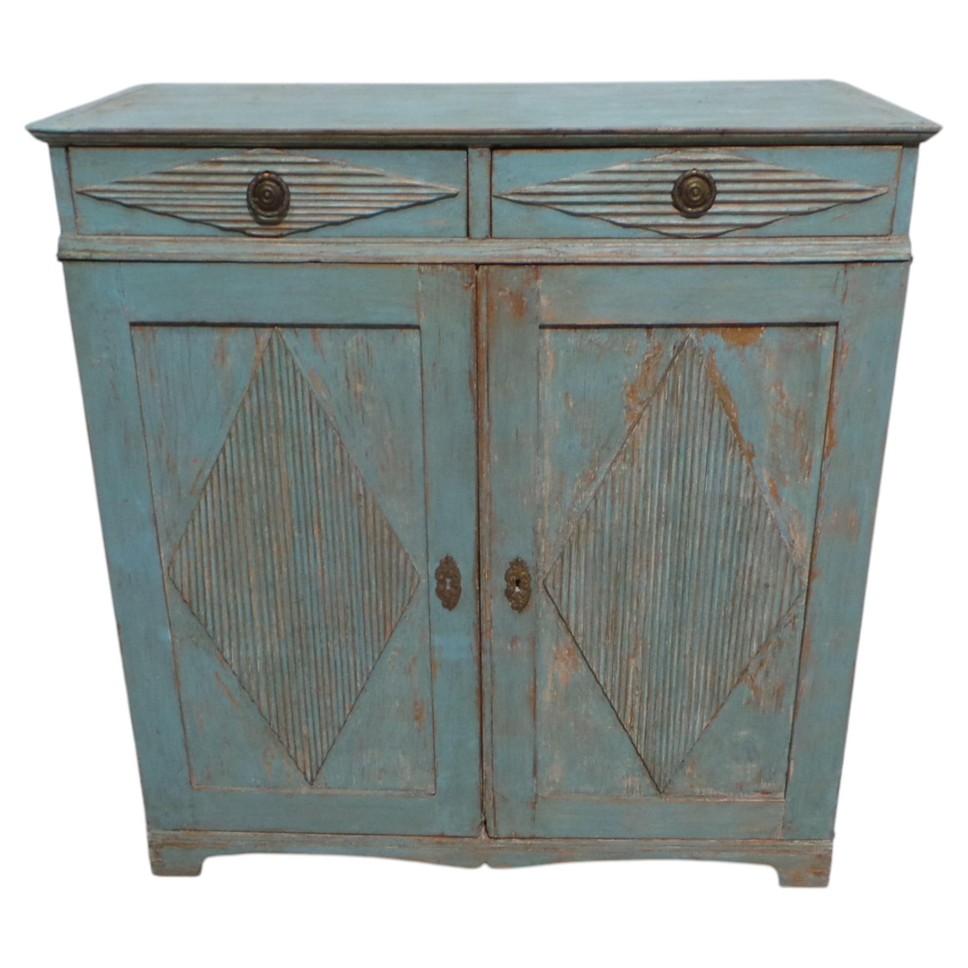 Swedish Gustavian 100% Original Painted Sideboard