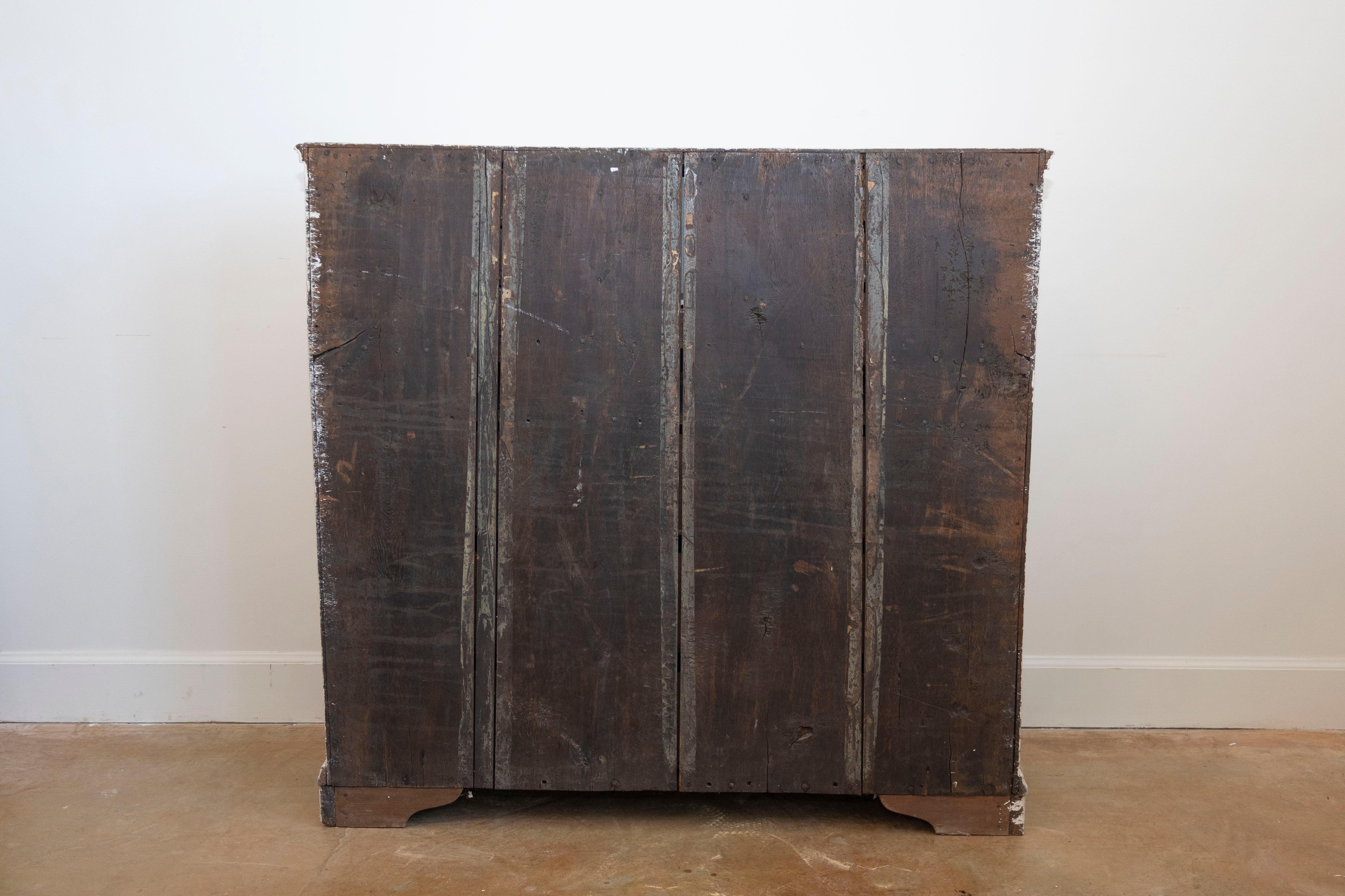 Swedish Gustavian 1790s Painted Slant-Front Desk with Carved Diamond Motifs Madera en venta