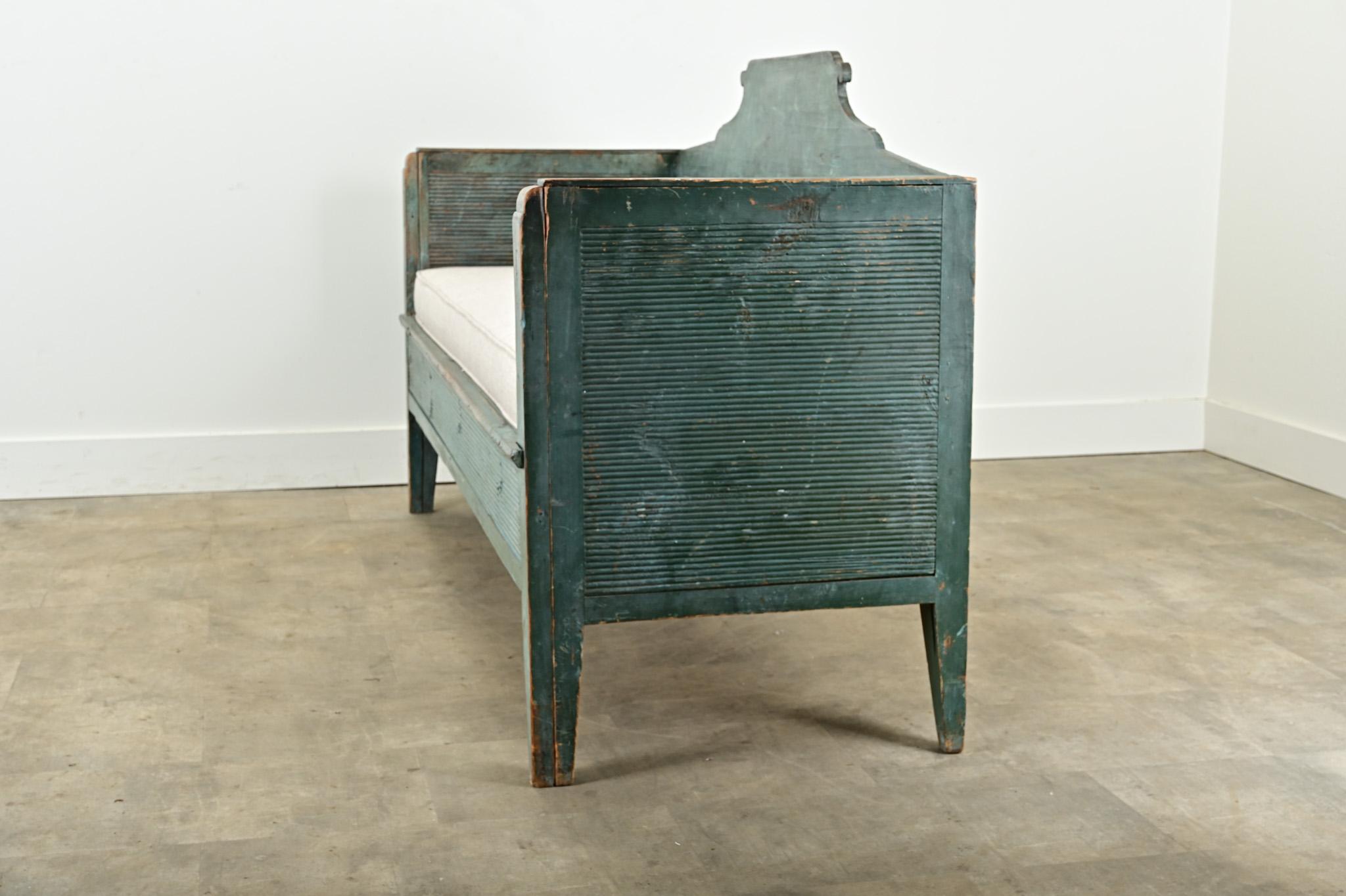 Swedish Gustavian 18th Century Settle 4