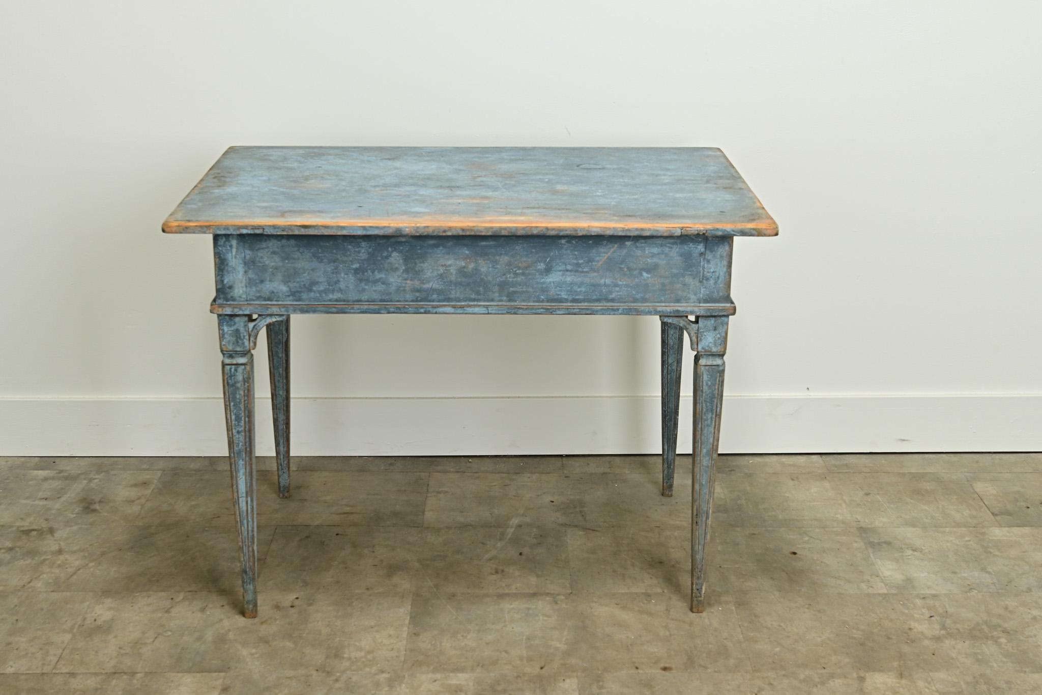 Wood Swedish Gustavian 18th Century Table For Sale