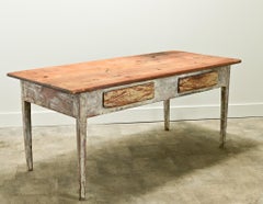 Swedish Gustavian 19th Century Painted Pine Table