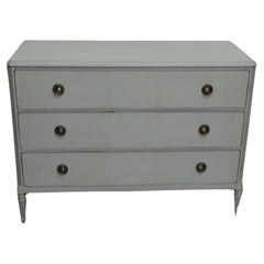 Used Swedish Gustavian 3 Drawer Chest Of Drawers