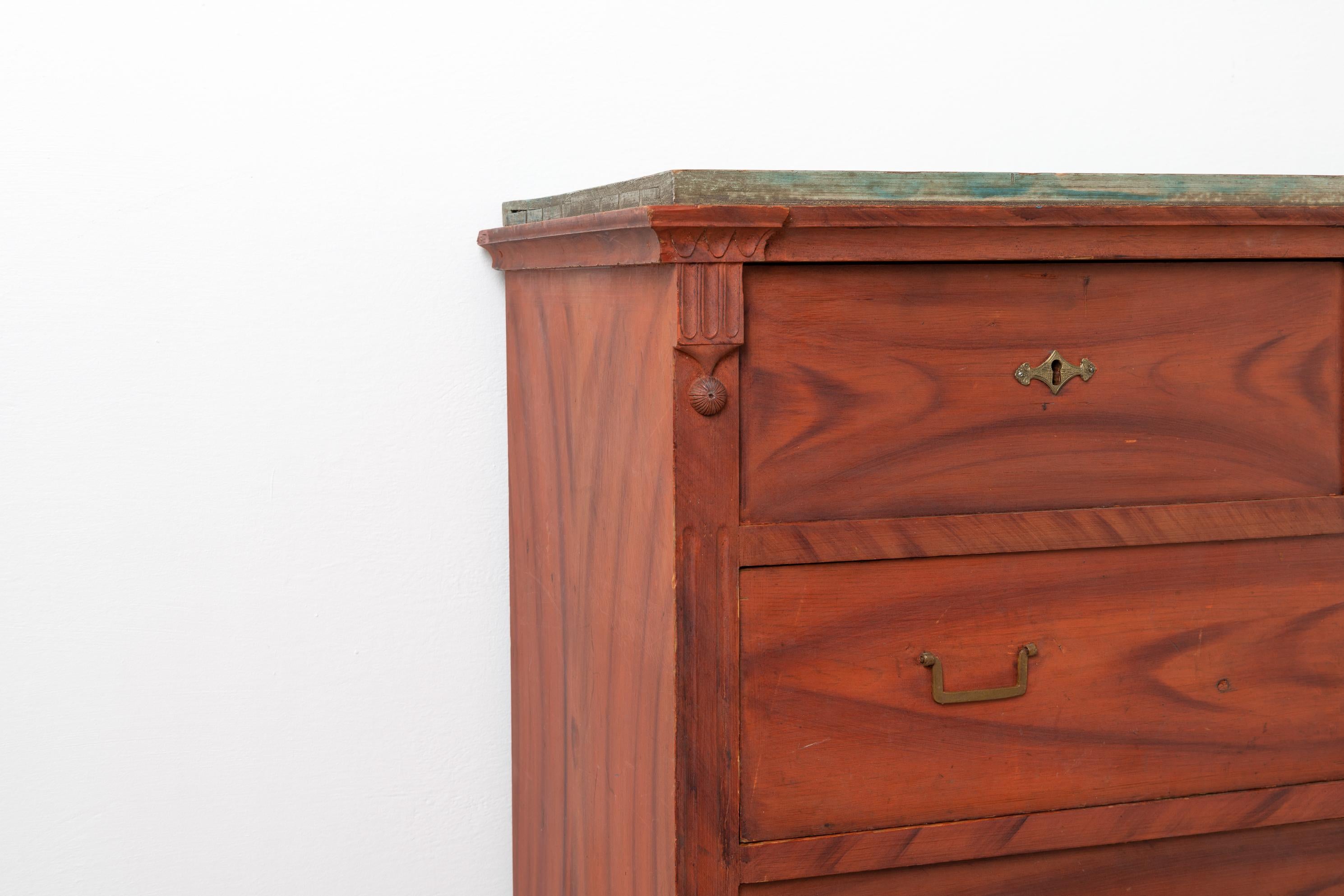 Swedish Gustavian and Empire Chest of Drawers For Sale 5