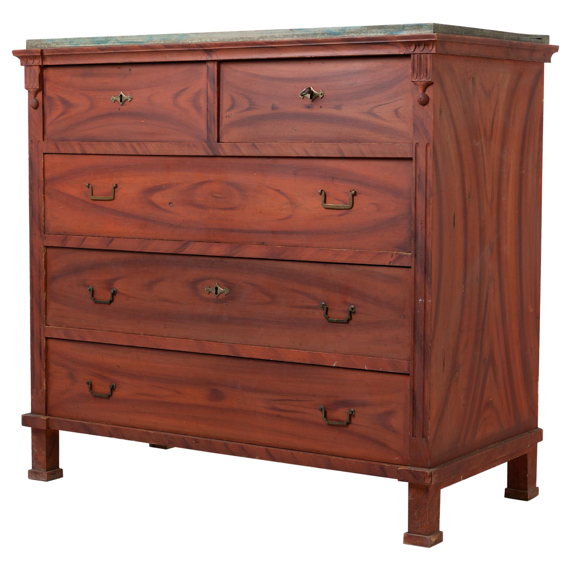 Swedish Gustavian and Empire Chest of Drawers