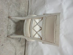 Swedish Gustavian Arm Chair 100% Original Paint