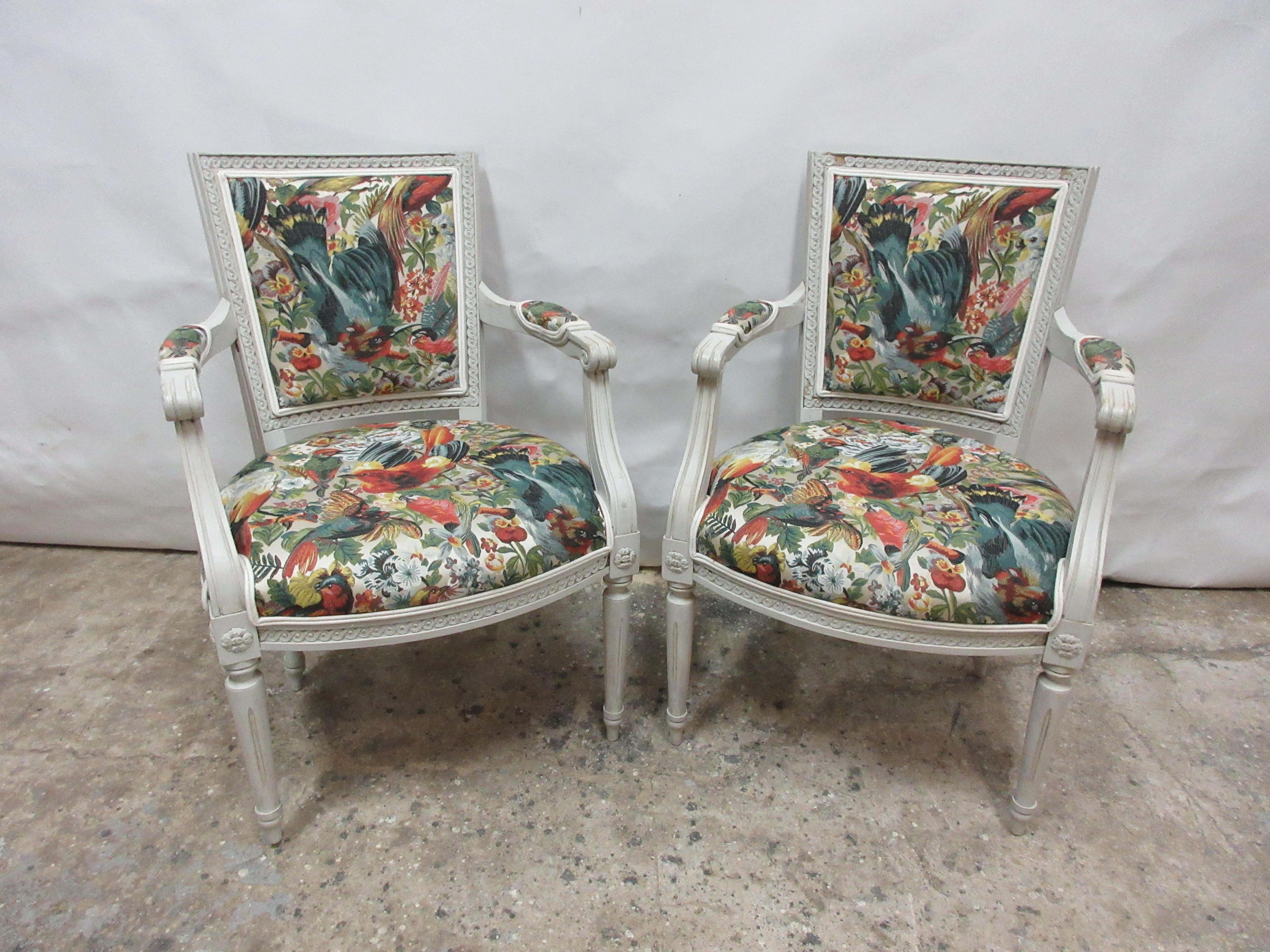 Early 20th Century Swedish Gustavian Armchairs  For Sale