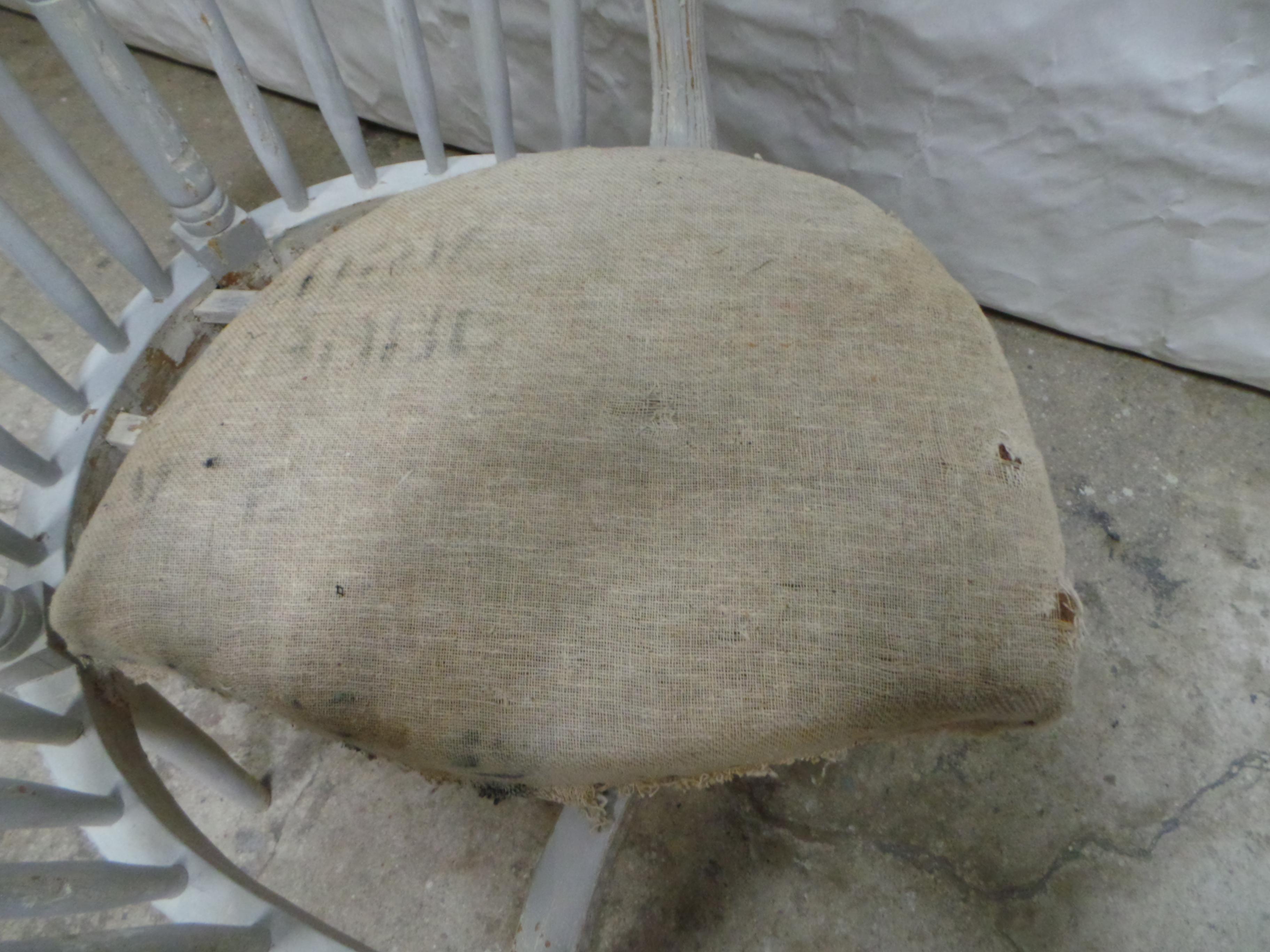 Swedish Gustavian Barrel Chair 100% Original 8