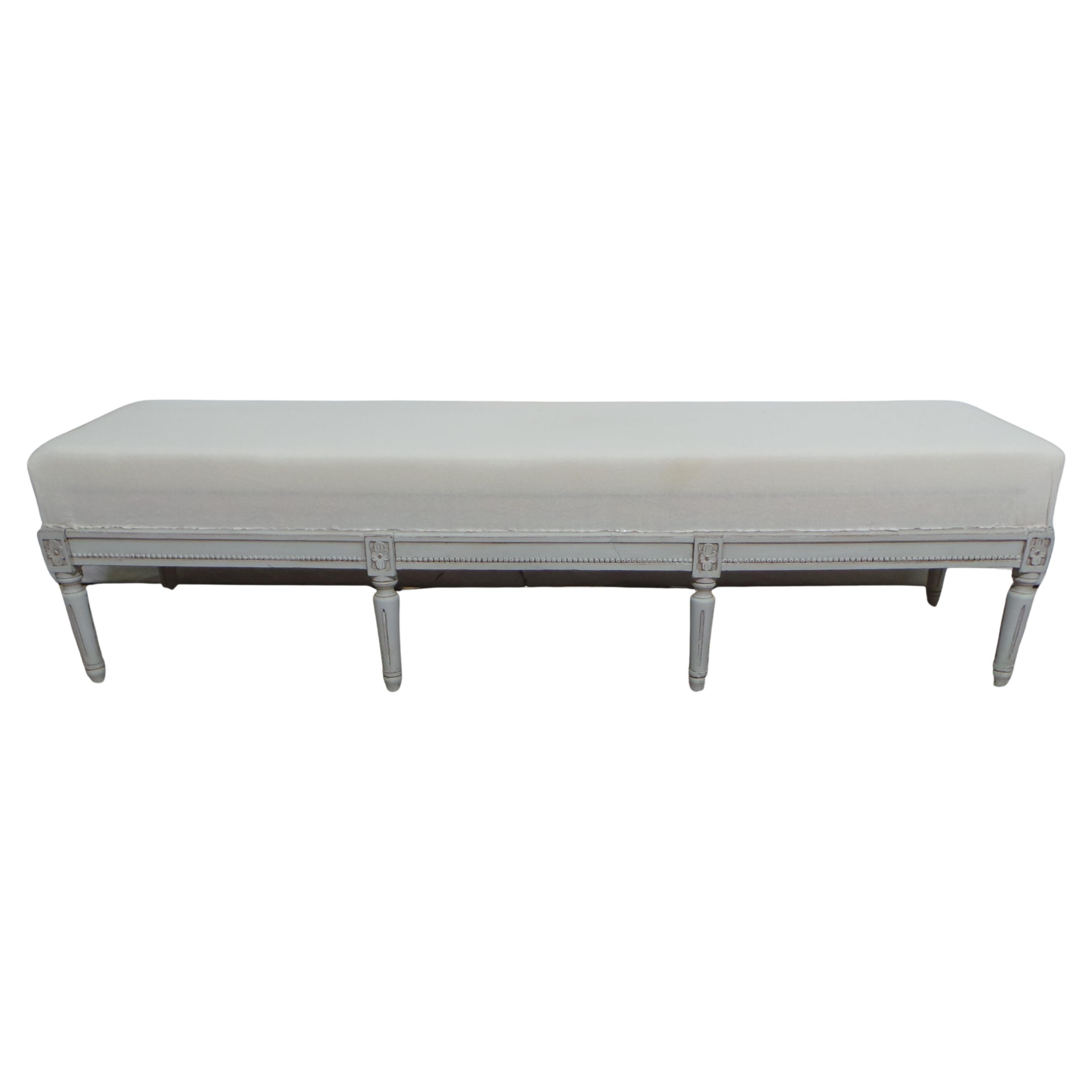 Swedish Gustavian Bench For Sale