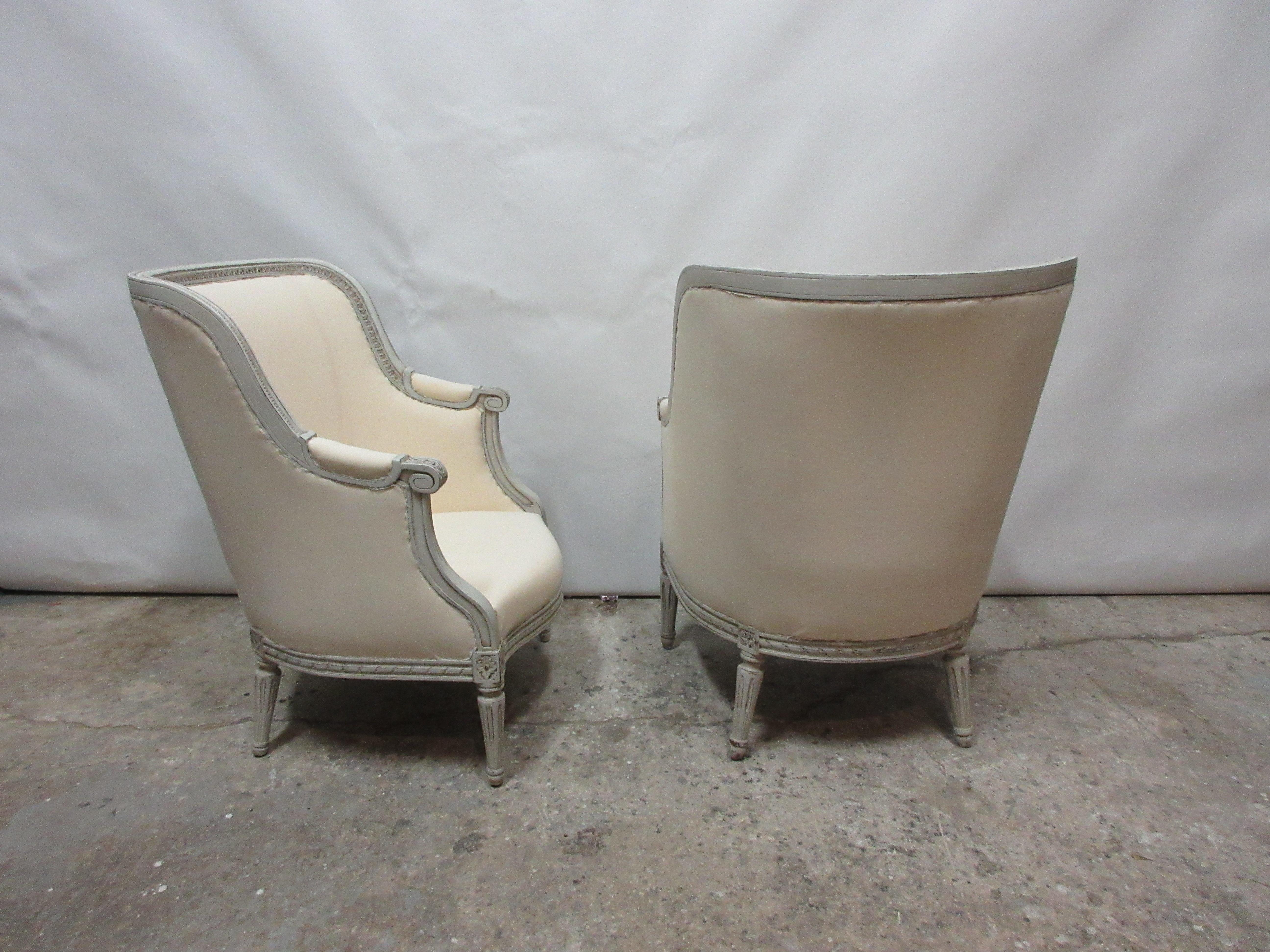 Mid-20th Century Swedish Gustavian Berger Chairs