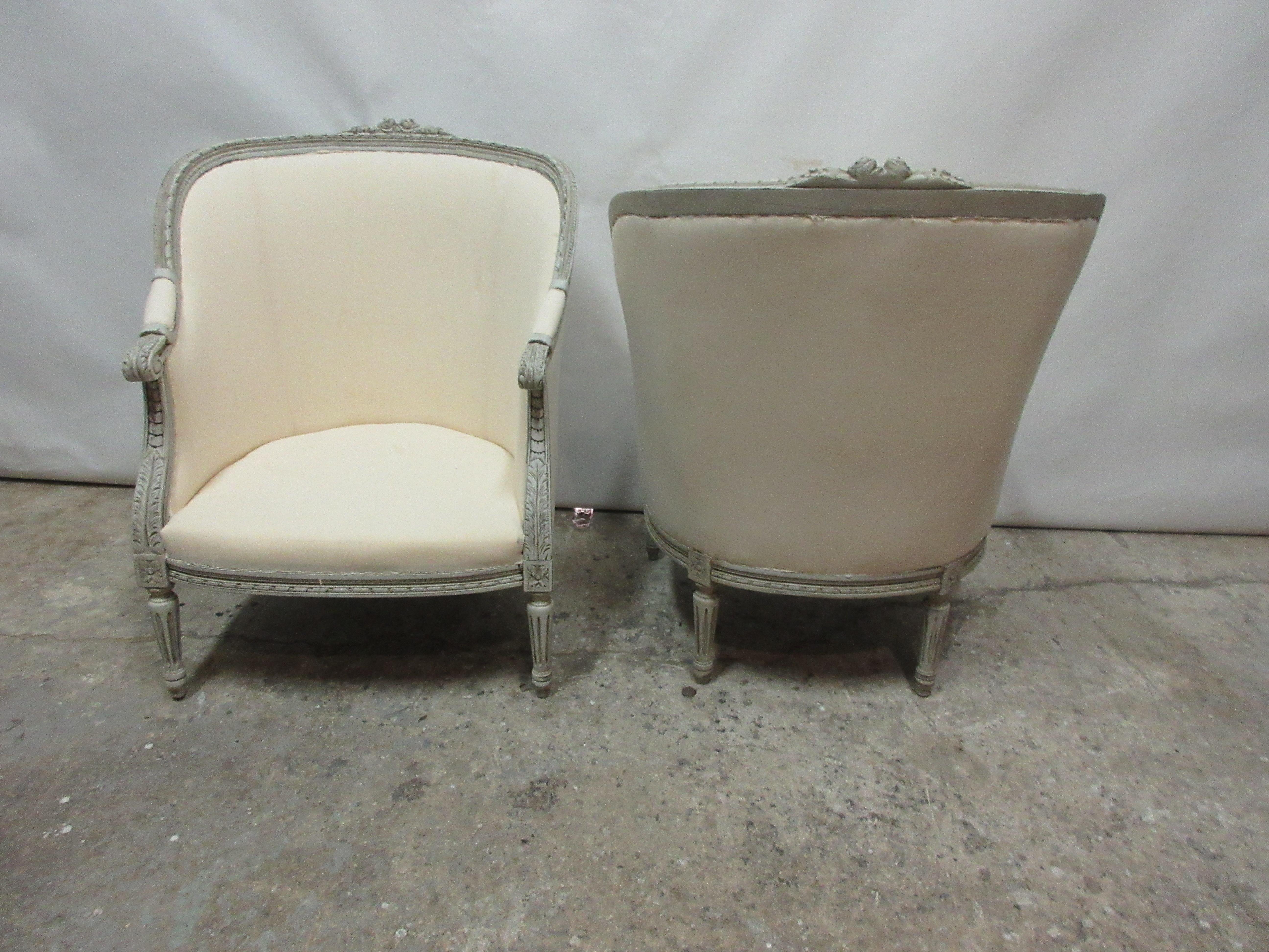 Swedish Gustavian Bergère Chairs 1