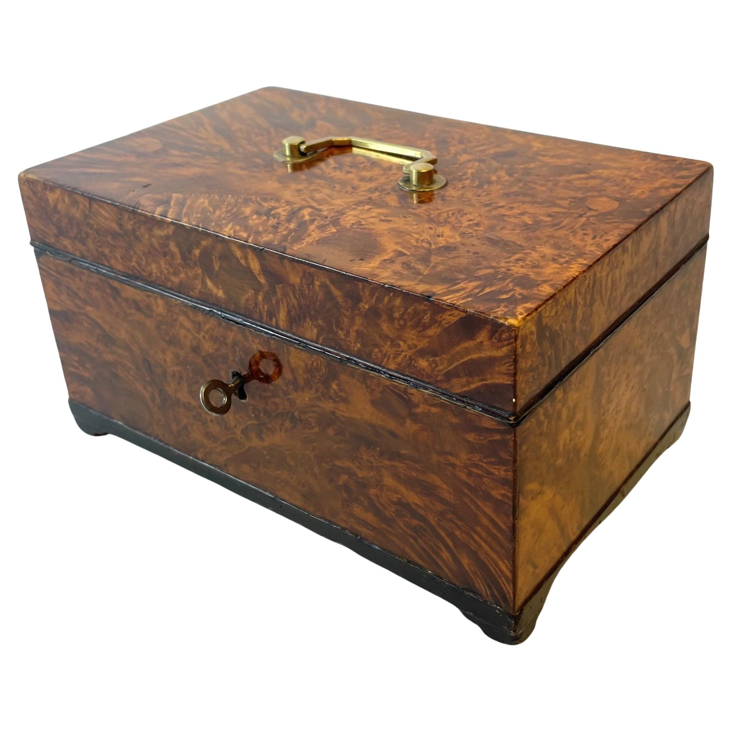 Swedish Gustavian Box in Alder Root